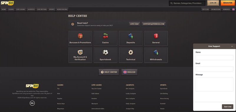 Explore spin boss casino